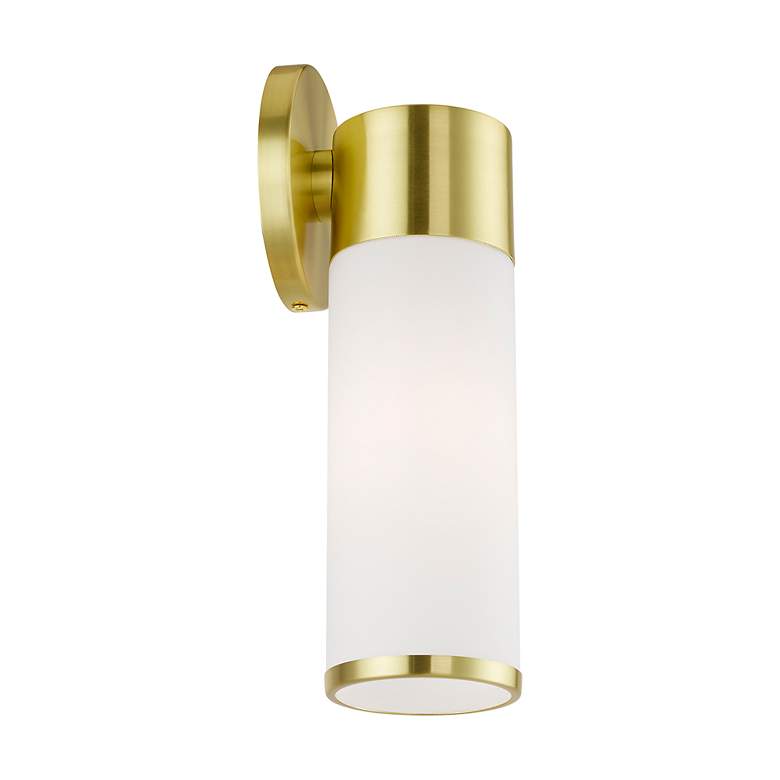 Image 7 Lindale 1 Light Satin Brass ADA Single Sconce more views