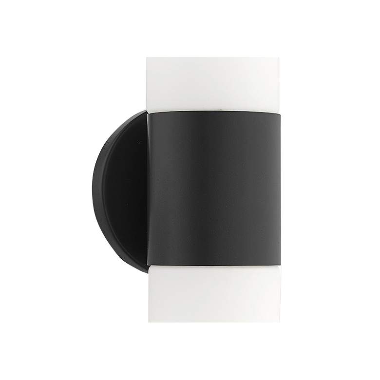 Image 2 Lindale 18 1/2" High Black 2-Light Vanity Wall Sconce more views