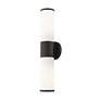 6_Lindale 18 1/2" High Black 2-Light Vanity Wall Sconce more views
