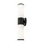 7_Lindale 18 1/2" High Black 2-Light Vanity Wall Sconce more views