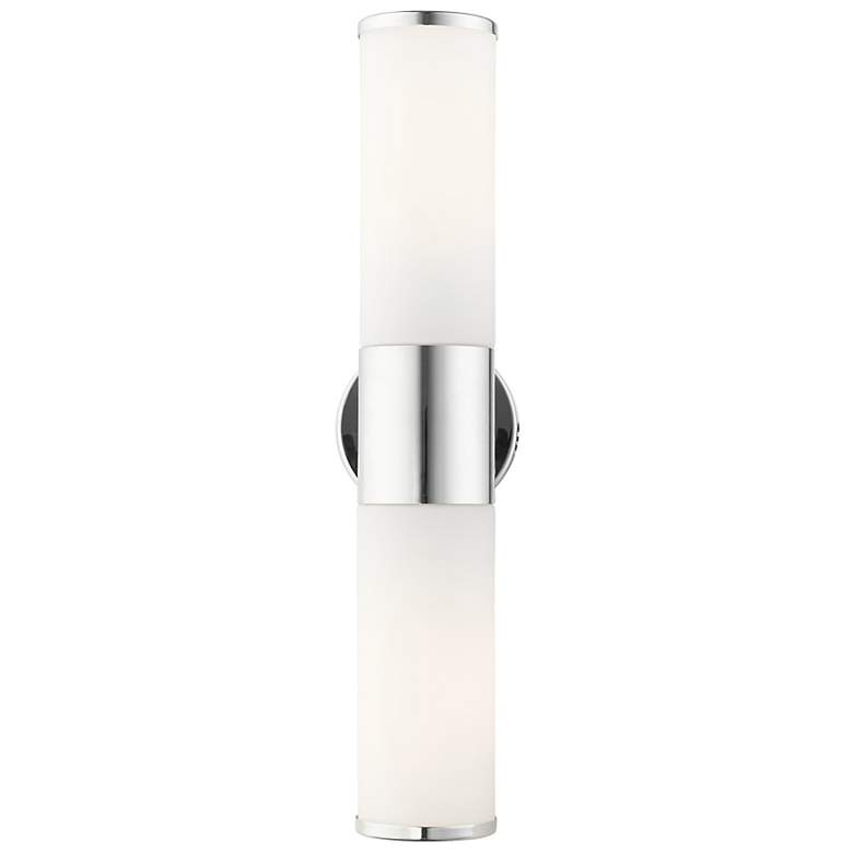 Image 4 Lindale 18 1/2" High Polished Chrome 2-Light Wall Sconce more views