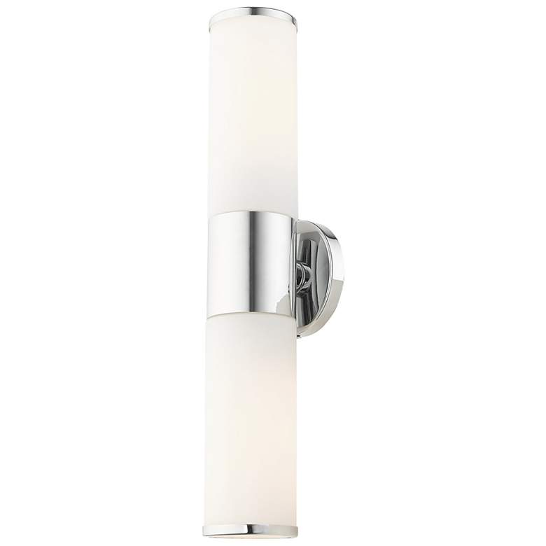 Image 7 Lindale 18 1/2" High Polished Chrome 2-Light Wall Sconce more views