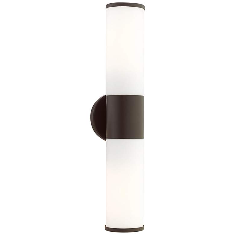 Image 1 Lindale 18 1/2" Wide Bronze ADA 2-Light Bath Light