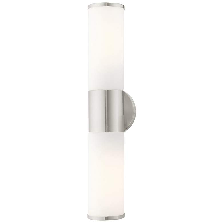 Image 1 Lindale 2 Light Brushed Nickel ADA Vanity Sconce