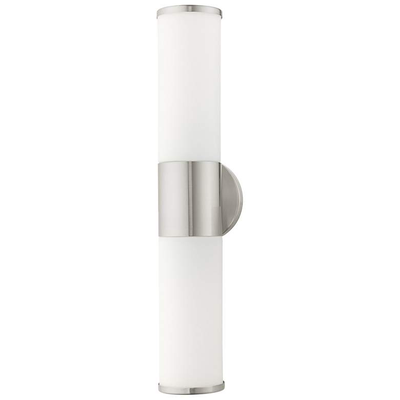 Image 3 Lindale 2 Light Brushed Nickel ADA Vanity Sconce more views