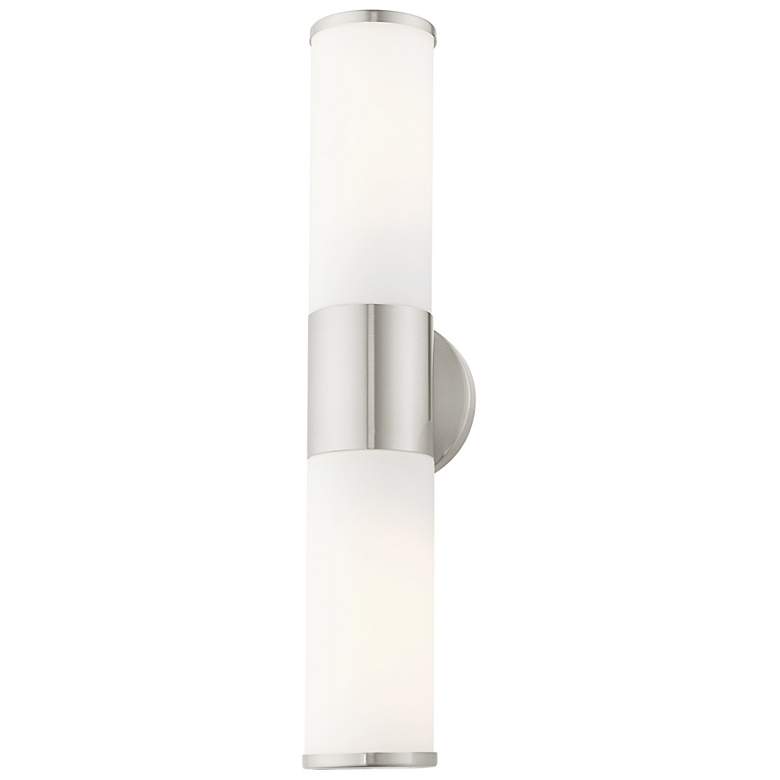 Image 5 Lindale 2 Light Brushed Nickel ADA Vanity Sconce more views