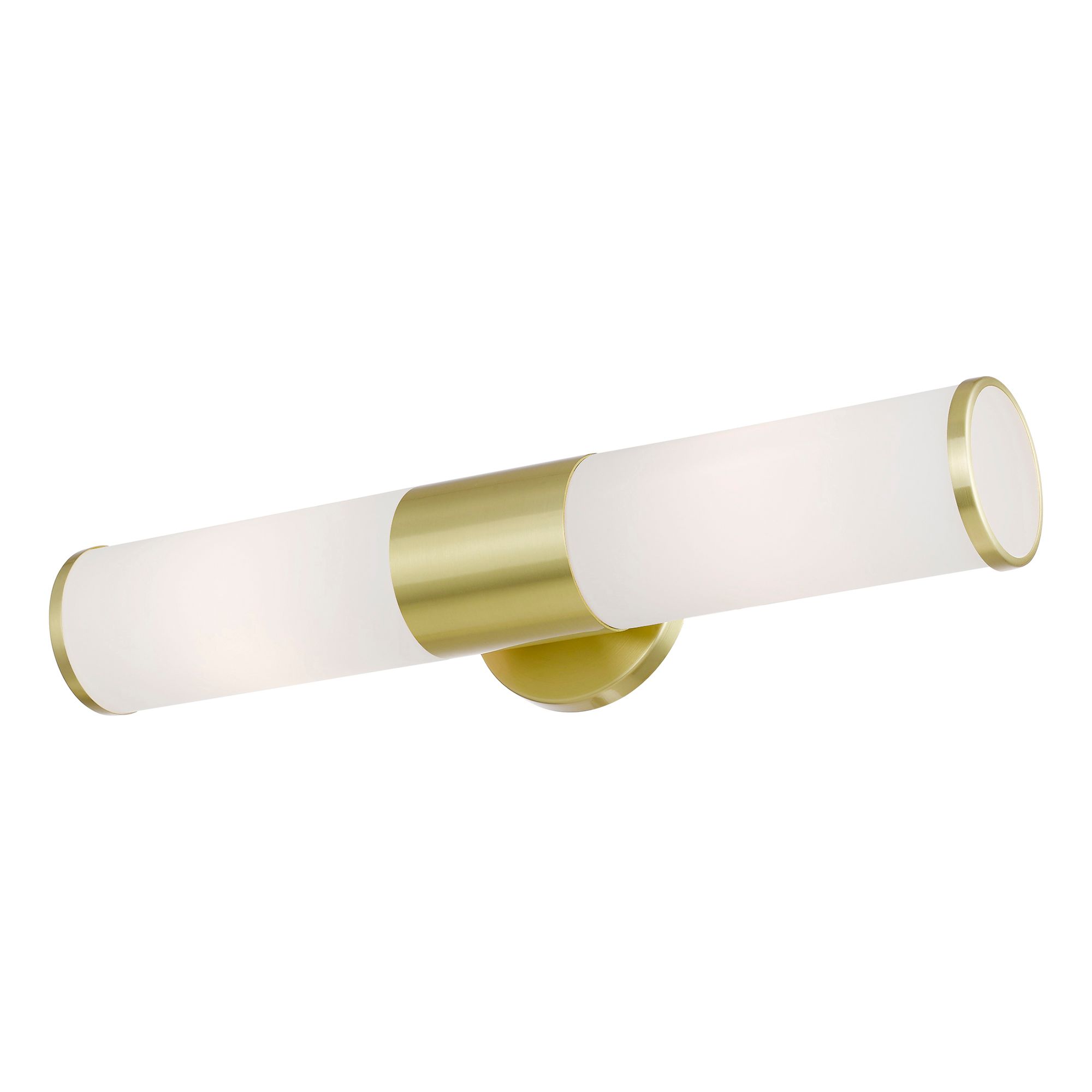 Lindale 2 Light Satin Brass ADA Vanity Sconce