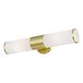 Lindale 2 Light Satin Brass ADA Vanity Sconce