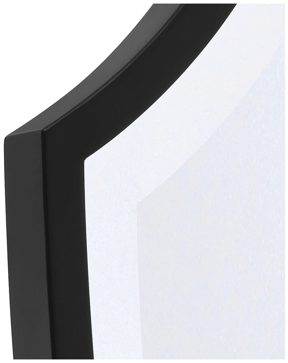 Image 4 Lindee 28'' Matte Black Mirror more views