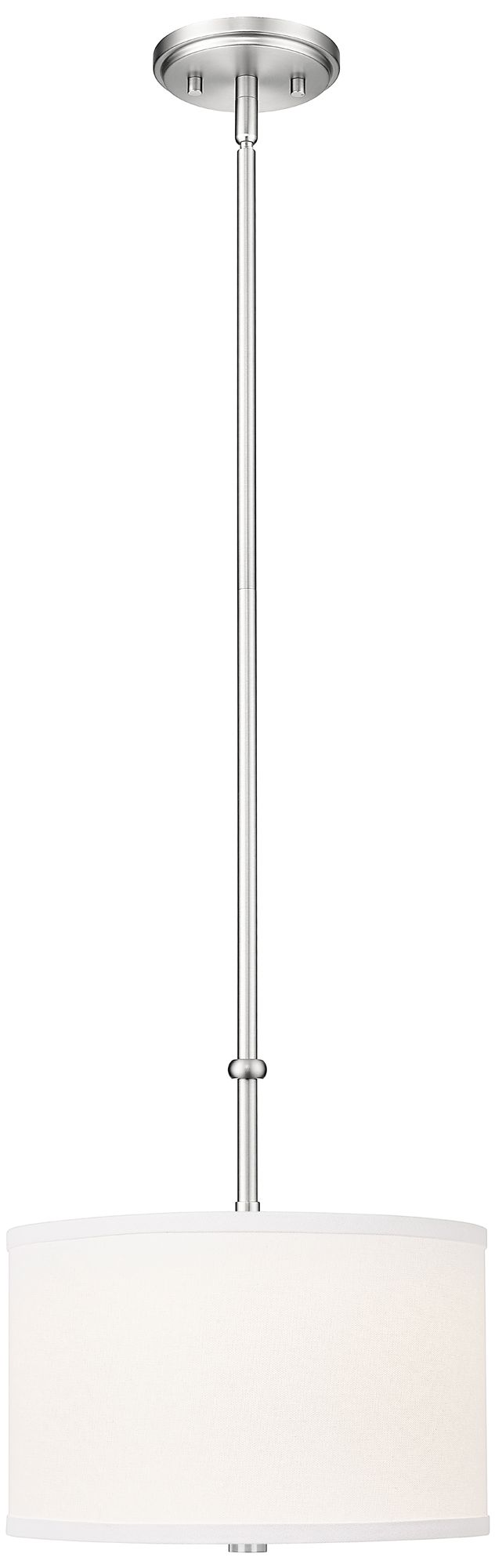 Image 4 Linden by Z-Lite 12 inch Brushed Nickel 1 Light Pendant more views