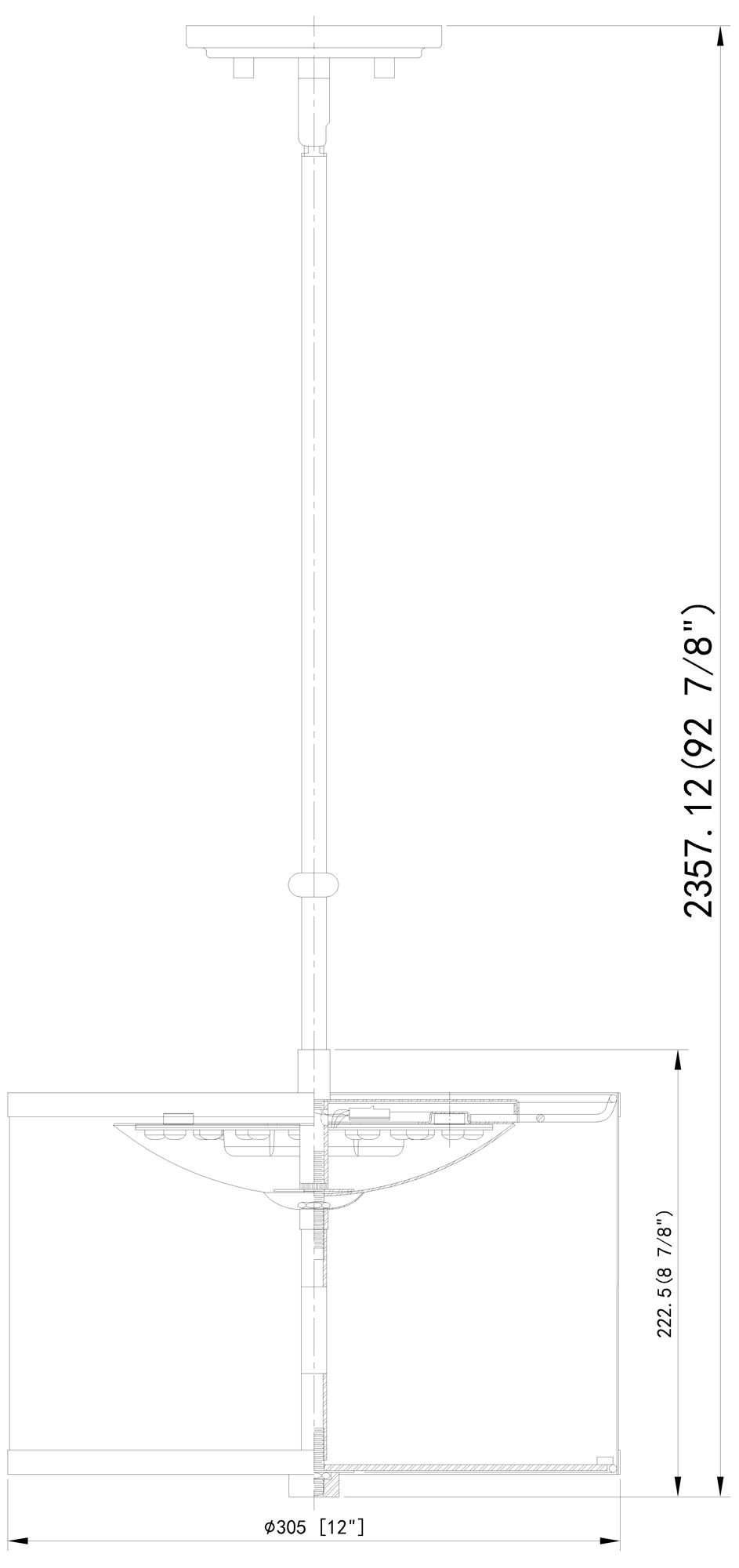 Linden by Z-Lite 12 inch Brushed Nickel 1 Light Pendant
