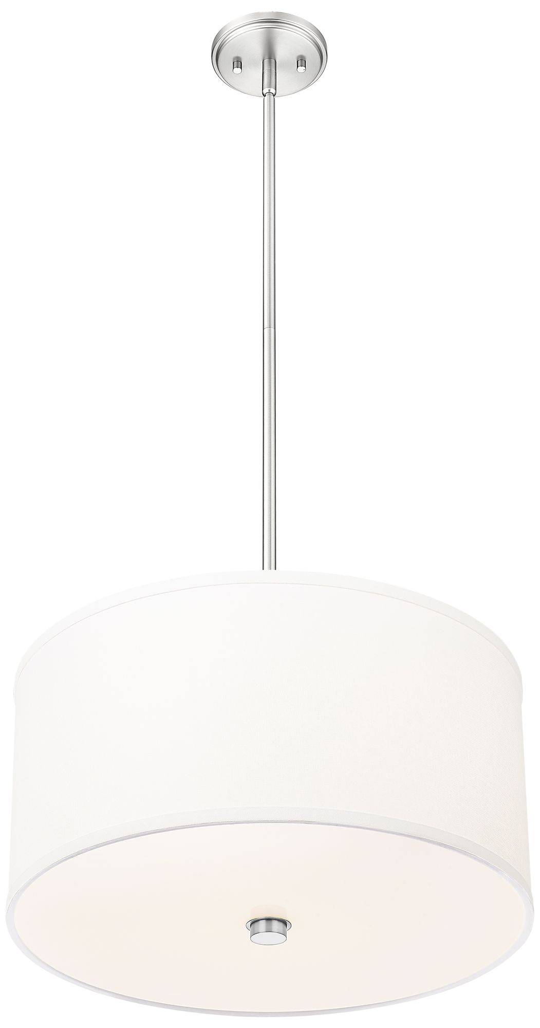 Image 5 Linden by Z-Lite 18 inch Brushed Nickel 1 Light Pendant more views