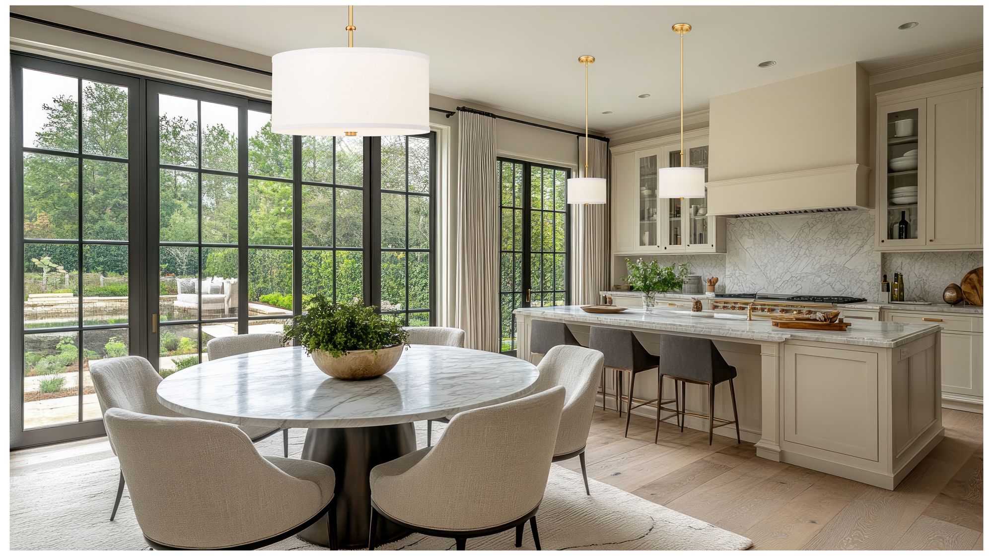 Image 3 Linden by Z-Lite 18 inch Modern Gold 1 Light Pendant more views