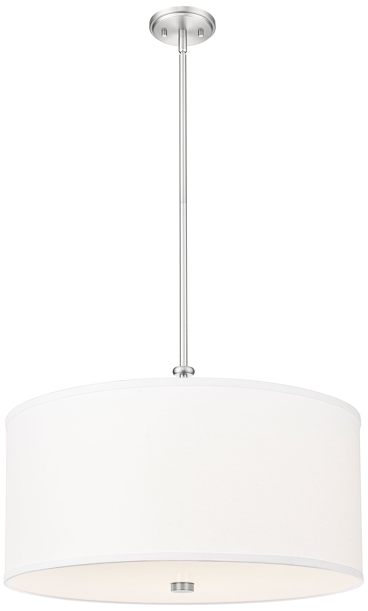 Image 2 Linden by Z-Lite 24 inch Brushed Nickel 1 Light Pendant