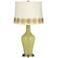 Linden Green Anya Table Lamp with Flower Applique Trim