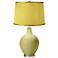 Linden Green - Satin Yellow Shade Ovo Table Lamp