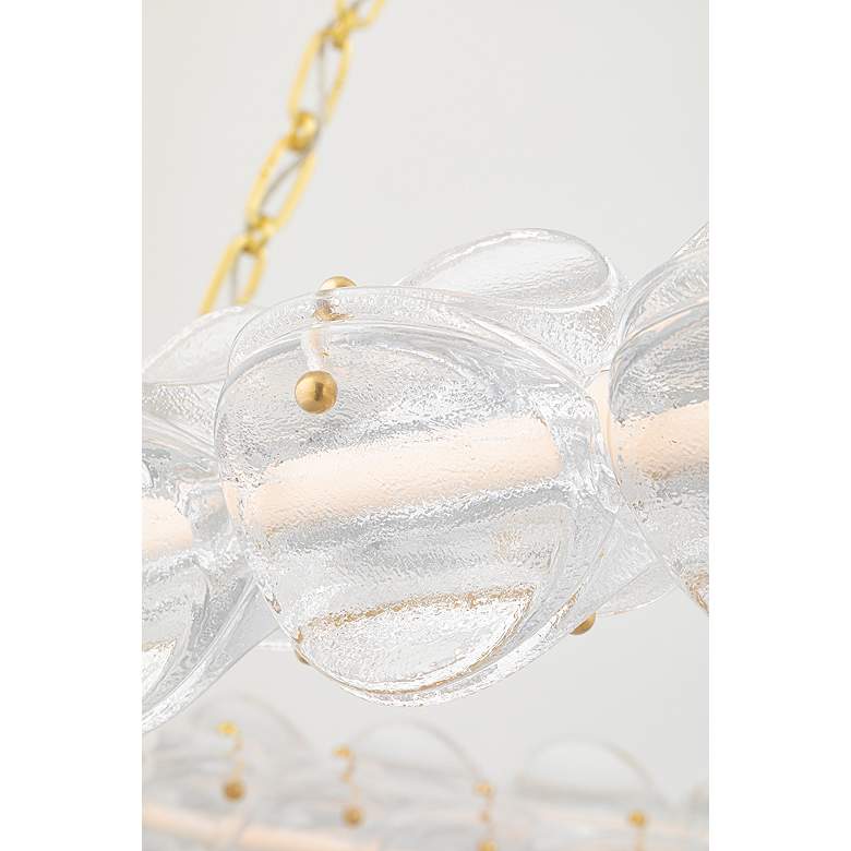 Image 4 Lindley Large LED Chandelier Aged Brass more views