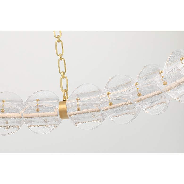 Image 5 Lindley Large LED Chandelier Aged Brass more views