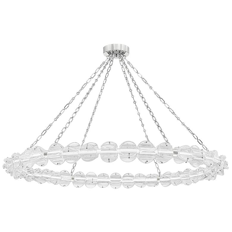 Image 1 Lindley Lg LED Chandelier P Nickel