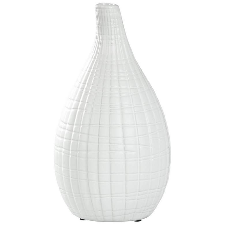Image 1 Lindos Matte White Ceramic Vase