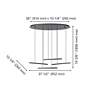 4_Lindoza 4-Light Pendant - Integrated LED - Matte Black Finish more views