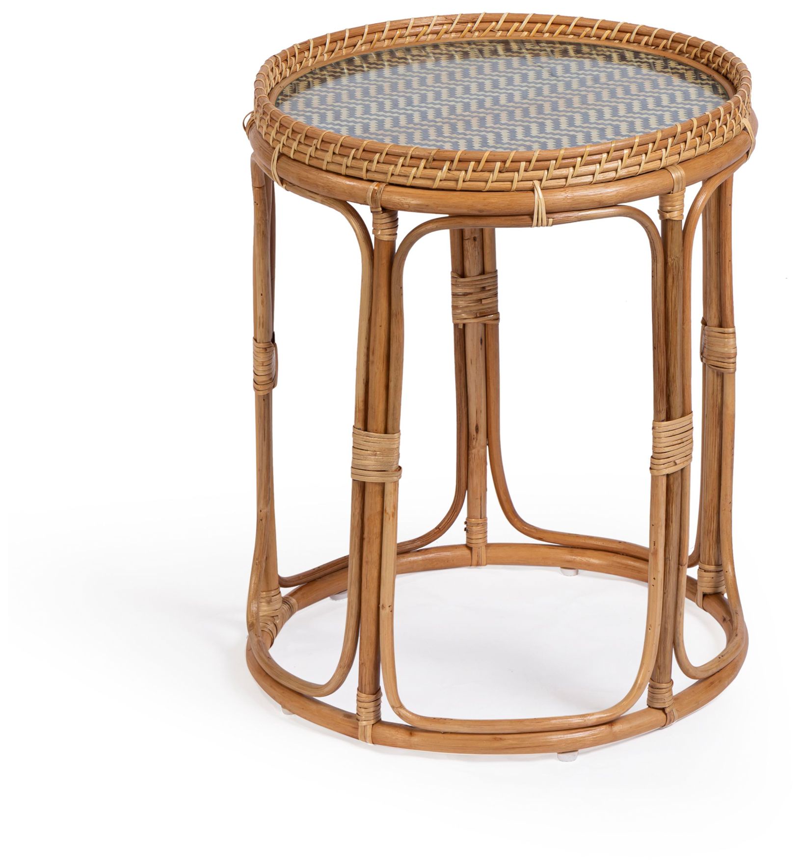 Image 3 Lindy Rattan Side Table more views