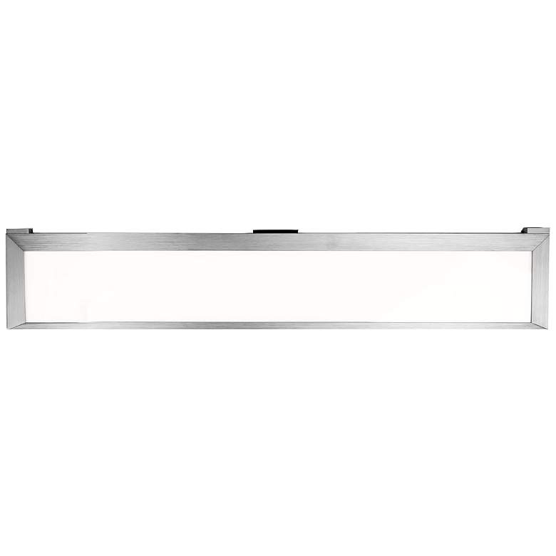 Image 1 LINE 2.0 26.19"W Brushed Aluminum LED Edge Lit Task Light