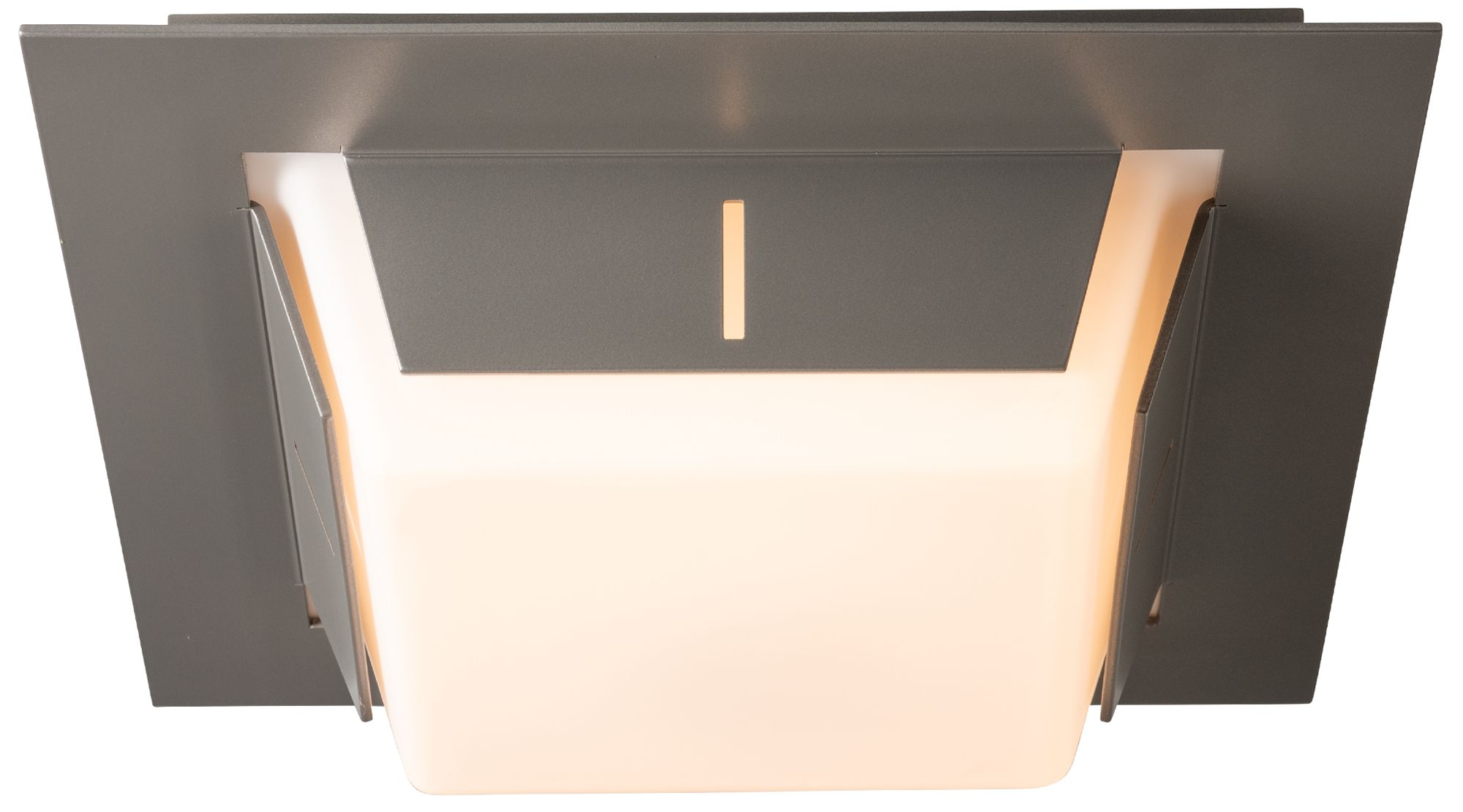 Image 2 Linea 16"W Coastal Burnished Steel LED Outdoor Flush Mount