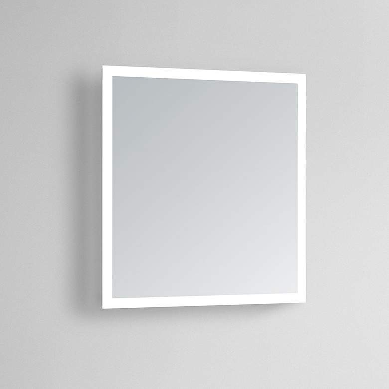 Image 1 Linea 20 inch x 26 inch Rectangular LED Lighted Vanity Wall Mirror