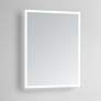 Linea 24" x 40" Rectangular LED Lighted Vanity Wall Mirror