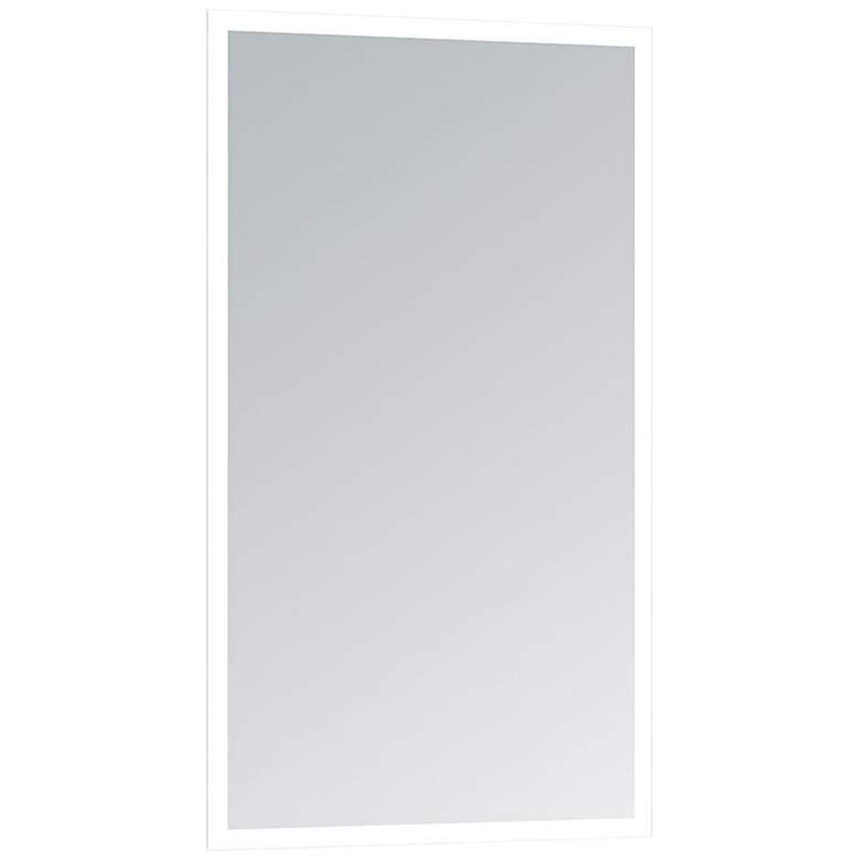 Image 2 Linea 24 inch x 48 inch Rectangular LED Lighted Vanity Wall Mirror