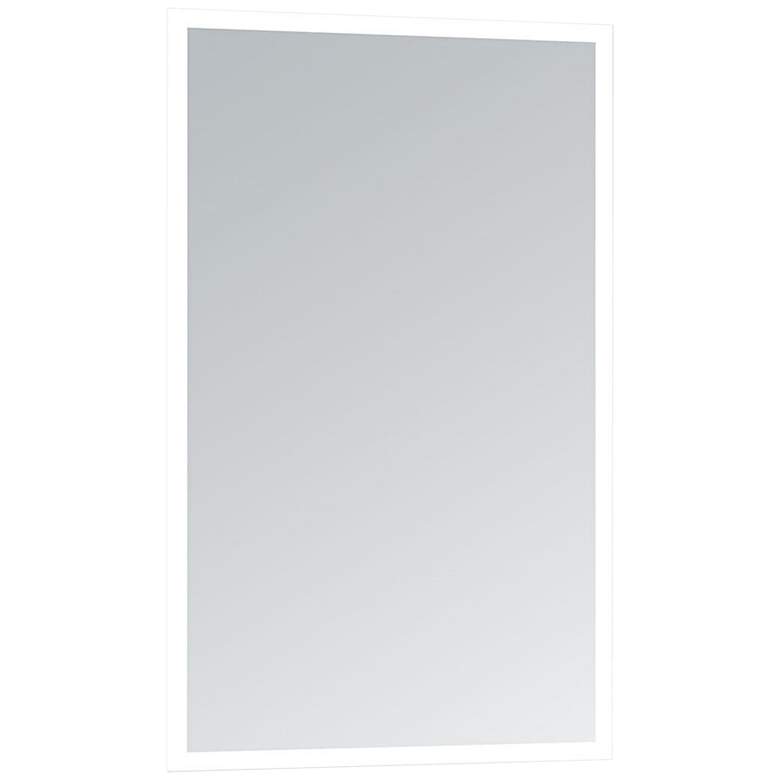 Image 2 Linea 28 inch x 48 inch Rectangular LED Lighted Vanity Wall Mirror