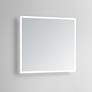 Linea 32" Square LED Lighted Bathroom Vanity Wall Mirror