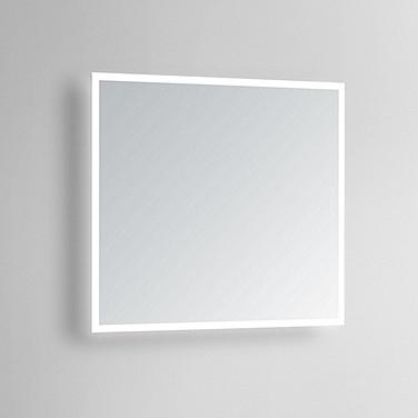 Linea 32" Square LED Lighted Bathroom Vanity Wall Mirror
