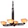 Lineage Collection 42 1/4"W Four Light Mission Chandelier