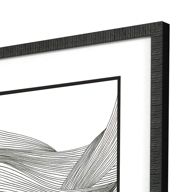 Image 3 Linear Acoustic 24" High 4-Piece Giclee Framed Wall Art Set more views