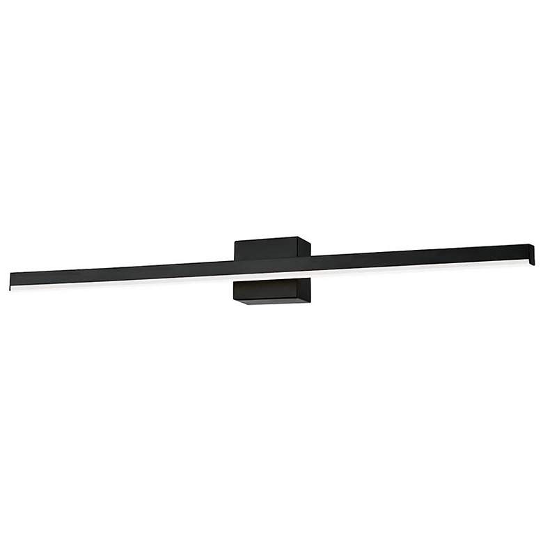 Image 2 Lineari 24" Wide ADA Matte Black Linear LED Bath Light more views