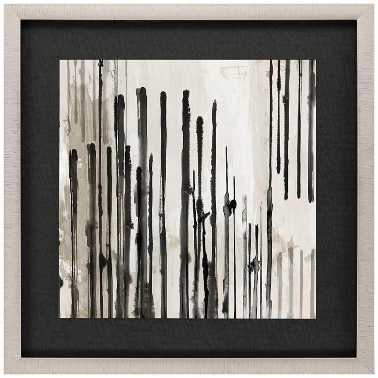 Linearity I 35&quot; Square Shadow Box Giclee Framed Wall Art