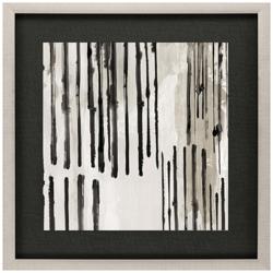 Linearity II 35&quot; Square Shadow Box Giclee Framed Wall Art