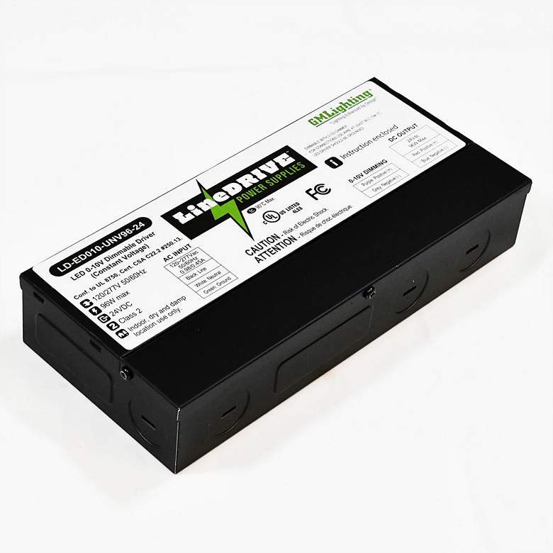 LineDRIVE 4.10&quot; Wide 96W 24VDC Dimmable Power Supply