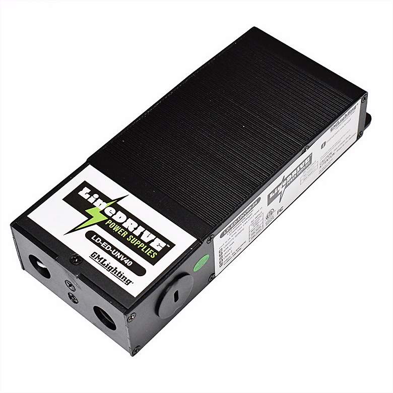 Image 1 LineDRIVE 6.97 inch Wide 40W 12VDC LED Dimmable Power Supply