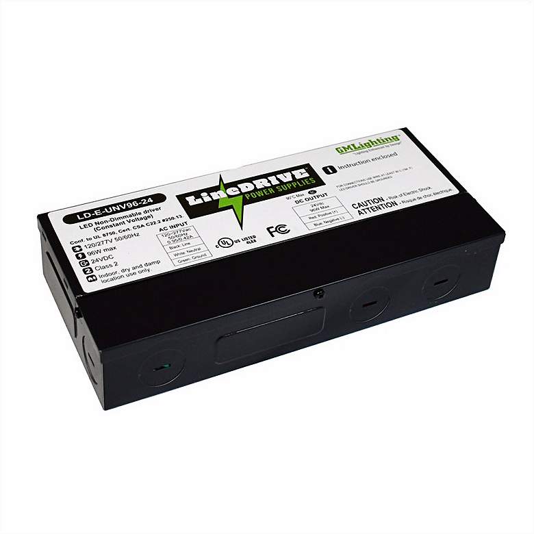 Image 1 LineDRIVE 6.97 inch Wide 96W 24VDC LED Dimmable Power Supply
