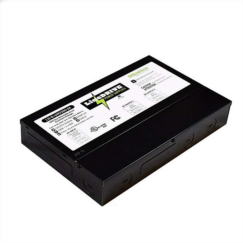 Image 1 LineDRIVE 9.5 inch Wide 200W 24VDC LED Non-Dimmable Power Supply