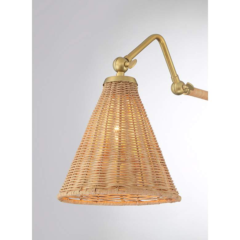 Image 7 Linell 1-Light Wall Sconce in Warm Brass more views