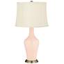 Linen Anya Table Lamp with Dimmer