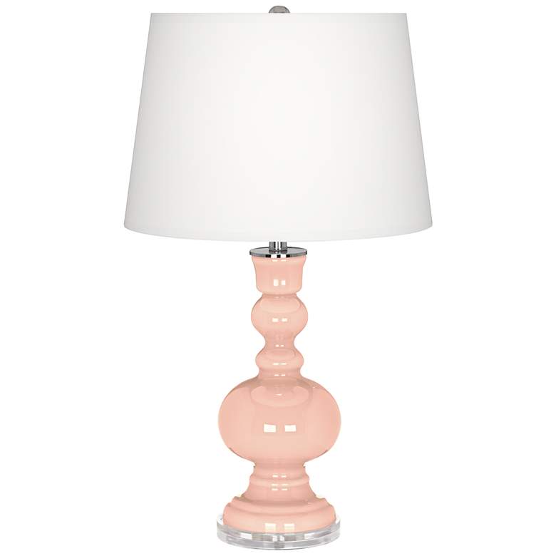 Image 2 Linen Apothecary Table Lamp with Dimmer