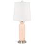 Linen Carrie Table Lamp Set of 2 with Dimmers
