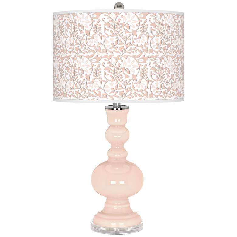 Image 1 Linen Gardenia Apothecary Table Lamp
