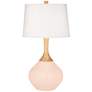 Linen Wexler Table Lamp with Dimmer