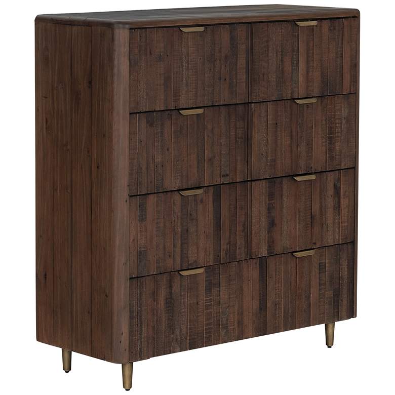 Image 1 Lineo 41 1/4" Wide Rustic Wood and Iron 7-Drawer Dresser